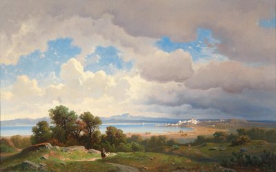 Vista del Ammersee de Josef Mayburger